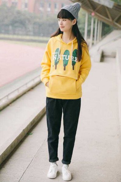 学生气十足的冬装时尚搭配