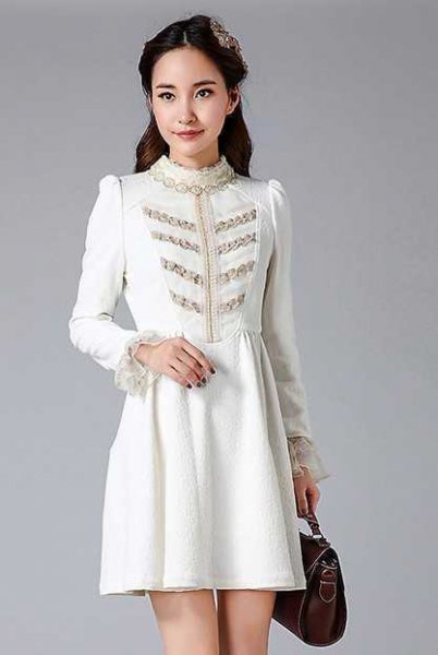 春季蕾丝公主连衣裙