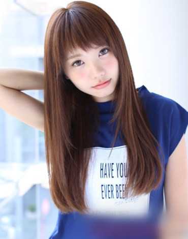 日系清新修颜女生长发发型精选
