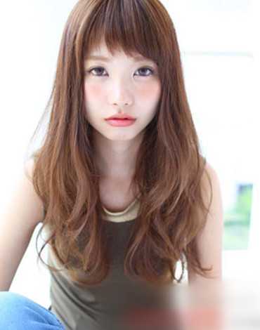 日系清新修颜女生长发发型精选