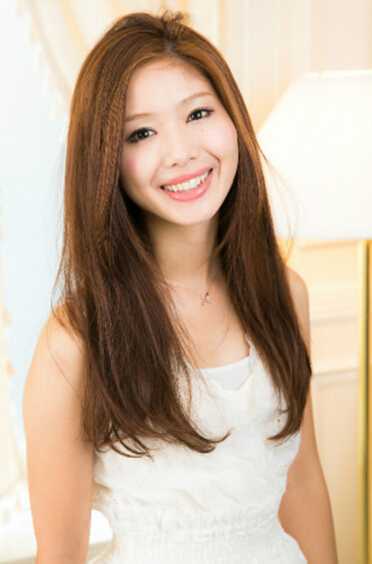 精选五款瘦脸修颜的女生长刘海发型