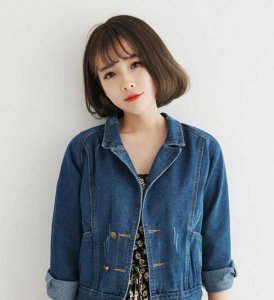韩国空气刘海短发 超适合夏天的发型