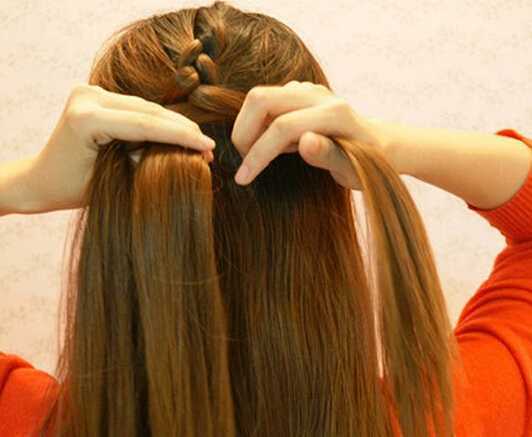 韩式蜈蚣辫的编法图解步骤
