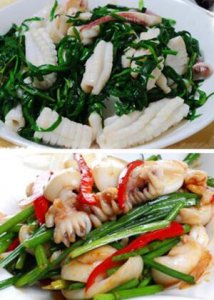 春季养生首选韭菜炒墨鱼仔 春季健康之选：韭菜炒墨鱼仔美味又营养