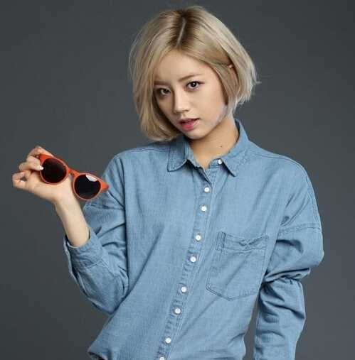 时尚慵懒的韩国女生短发发型