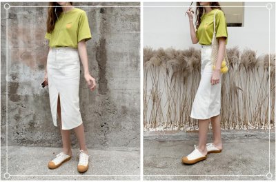 干净清爽的夏日女装搭配 给你一个简约时尚的穿搭LOOK