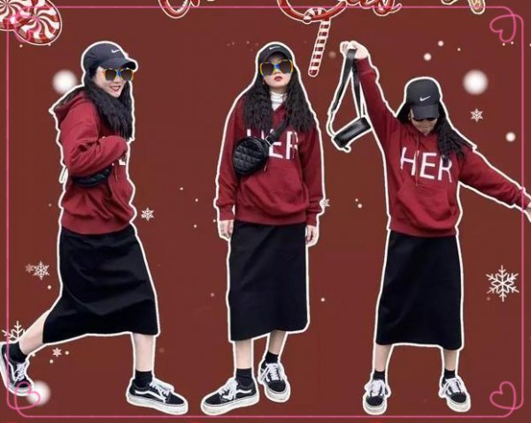 适合小个子女生春节的穿搭效果图