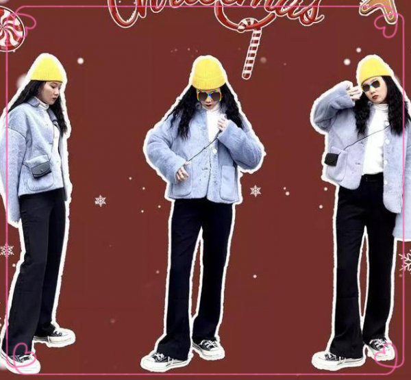 适合小个子女生春节的穿搭效果图