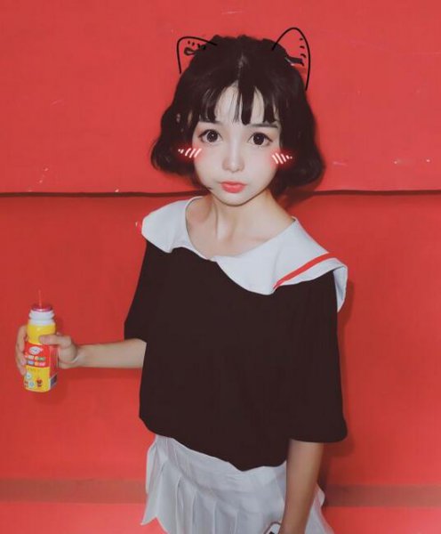甜美日系女装T恤衫萌萌的还减龄