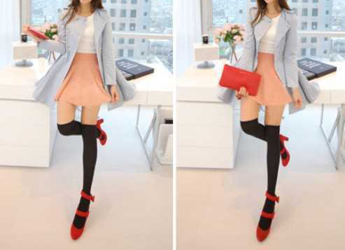 学搭配换新look征服春日美裙