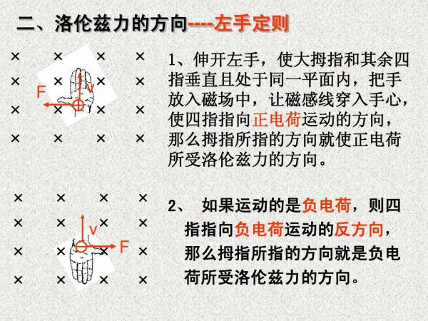 洛伦兹力用哪只手来判断