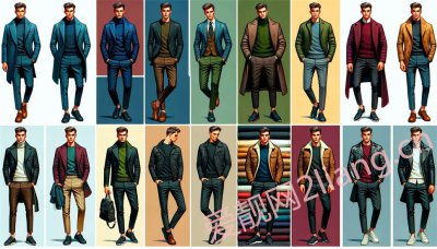 2024年男士服装流行颜色 5种最火的冬季男装颜色搭配