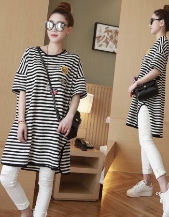 女生衣服横条纹和竖条纹哪个显瘦好看