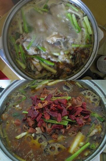【周五食谱】家常肥肠火锅鱼的做法