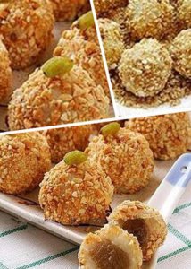 可以拿着吃的元宵：花生绿豆沙汤圆