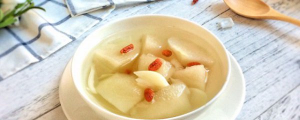 百合梨水的做法和功效