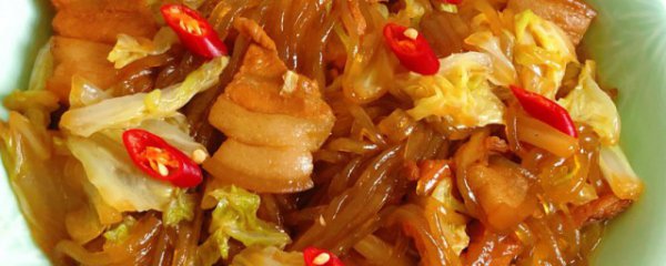 白菜粉条肉家常做法