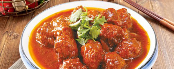 狮子头的家常做法过程