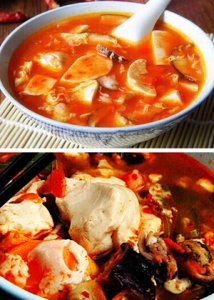 酸辣鸡蛋汤的家常做法 夏日开胃汤——酸辣香菇豆腐汤
