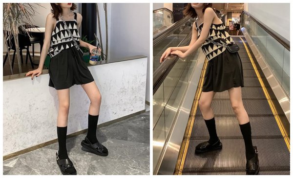 酷帅又有型的女生穿搭