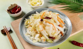 醋溜白菜的做法步骤 醋溜白菜怎么做好吃又简单