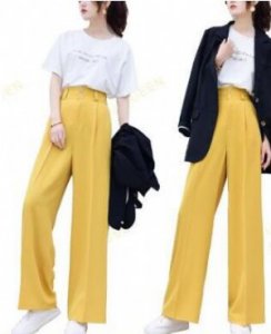 黄色裤子配哪种颜色的上衣好看？试试这些颜色