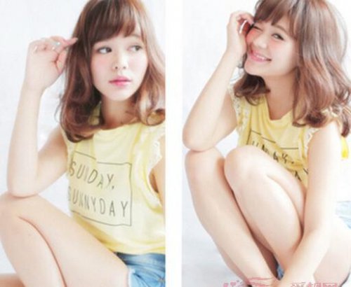 中长发梨花头发型让你美美哒