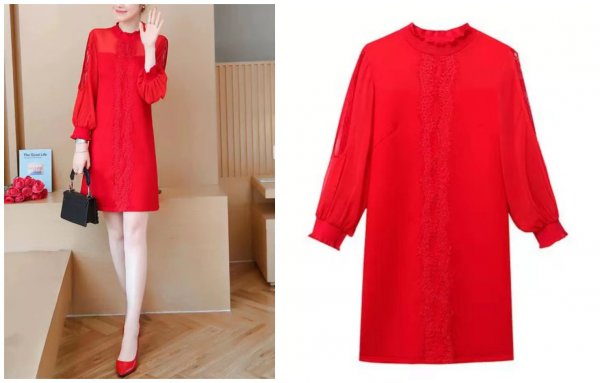 红色高跟鞋适合搭配什么衣服？