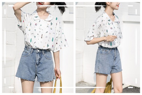 活力十足的夏日碎花服装穿搭