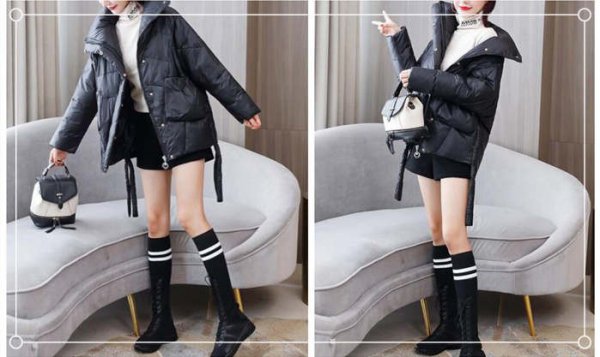 短款羽绒服怎么搭配？