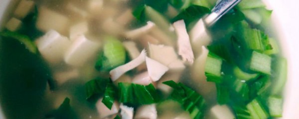 青菜木耳豆腐汤怎么做