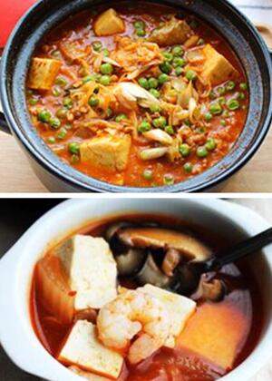 韩式豆腐锅真正的零厨艺家常菜