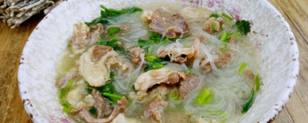 羊肉粉汤的做法及配料
