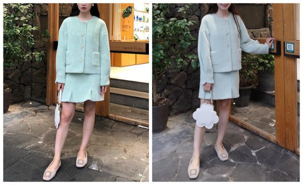 适合小个子女生的春季裙套装