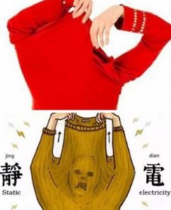 消除衣服静电粘身小妙招 去除静电吸附的方法