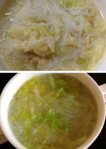 萍琪派教你做蛋糕 教你做简单美味大白菜粉丝汤