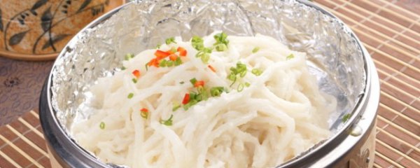 蒸白萝卜丝的做法大全