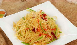 怎么炒酸辣土豆丝好吃 炒酸辣土豆丝好吃的做法介绍