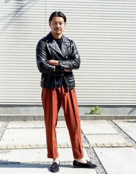 为什么日本大叔都爱宽腿裤