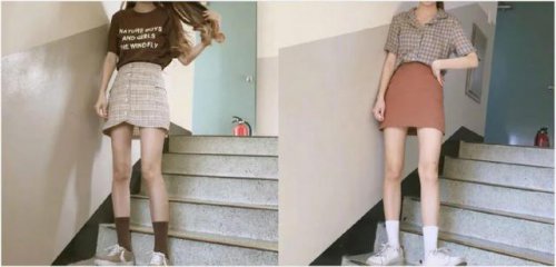 秋季女生学院风穿搭