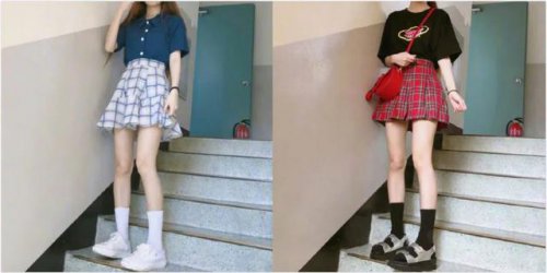秋季女生学院风穿搭