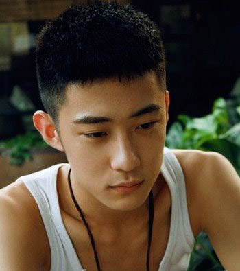 男生头发硬适合什么发型