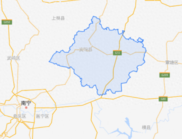 广西宾阳县属于哪个市