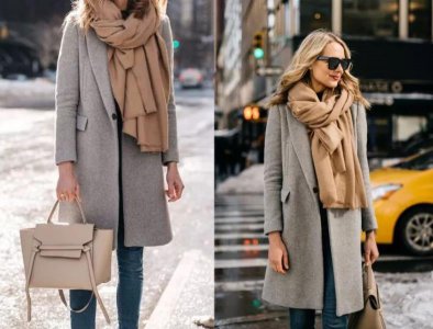 灰色大衣配什么颜色围巾 灰色大衣配什么裤子好看