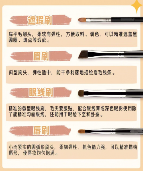 化妆刷有多少