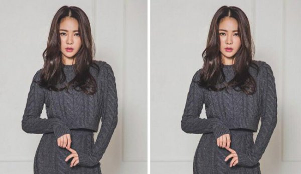 美美女神范的长发发型图片