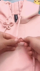 卫衣绳子怎么打结