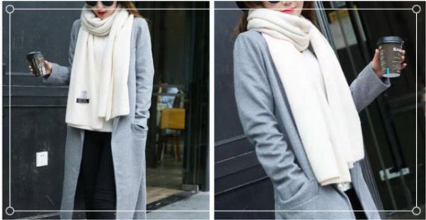 白色围巾配什么颜色的衣服好看？