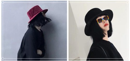 女士短发冬天戴什么帽子好看