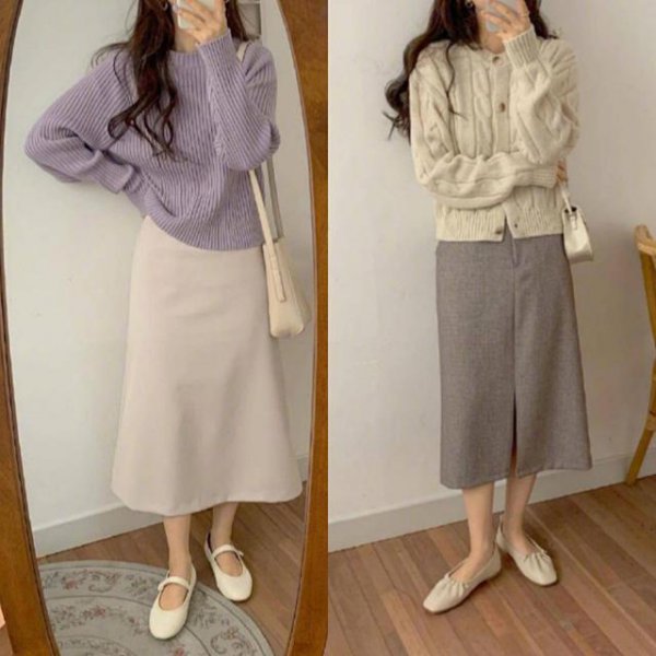 女学生甜美可爱的服装搭配